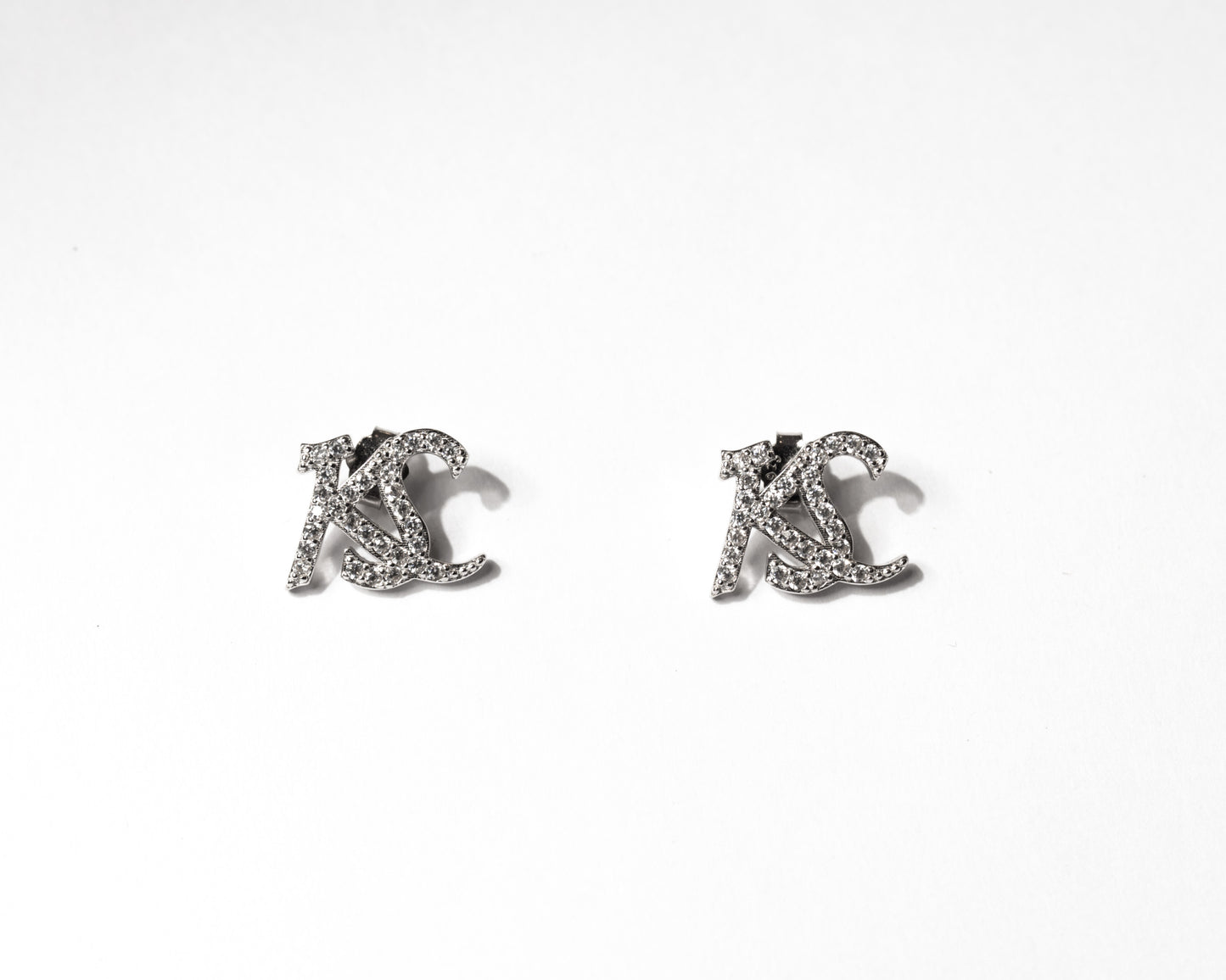 KS SIGNATURE EARRINGS PURE SILVER