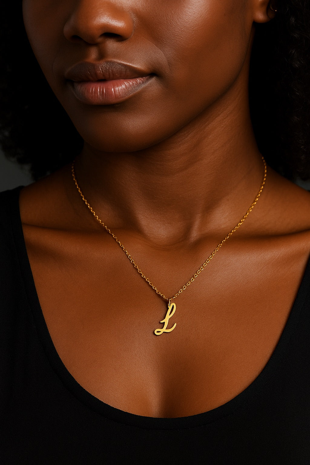 SINGLE LETTER NECKLACE