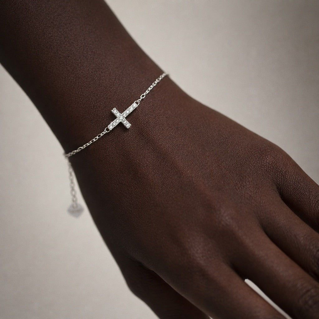 HALO CROSS BRACELET