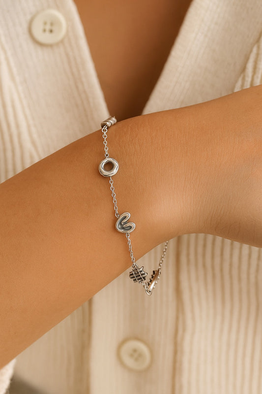 LOVE SCRIPT BRACELET