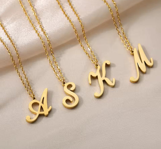 GOLD PLATED SINGLE LETTER