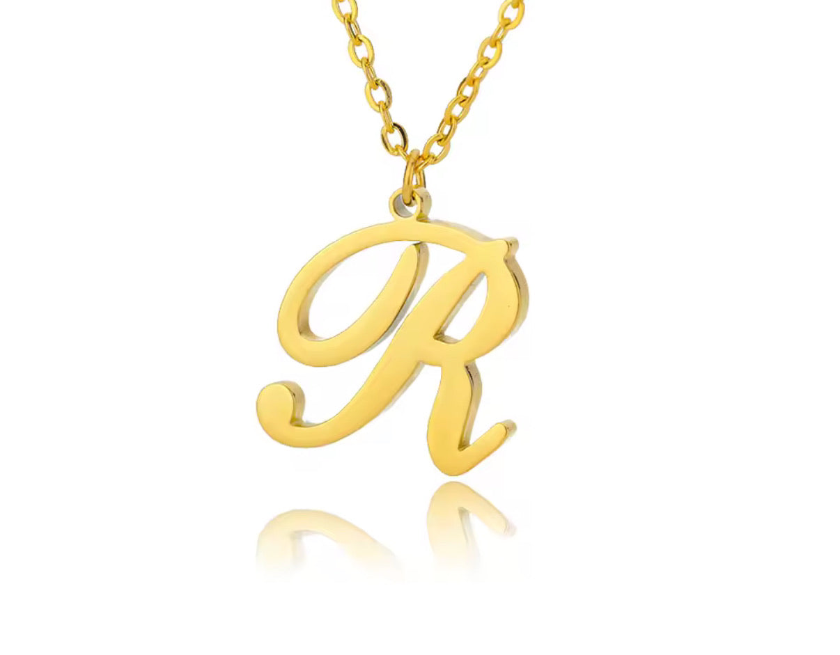SINGLE LETTER NECKLACE