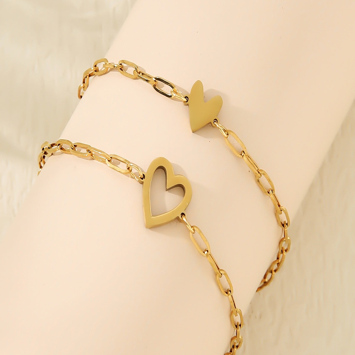 HEART DUO BRACELET SET