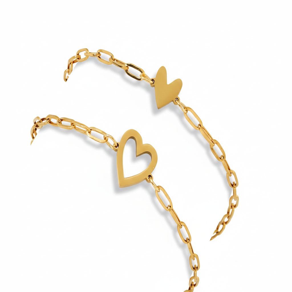 HEART DUO BRACELET SET