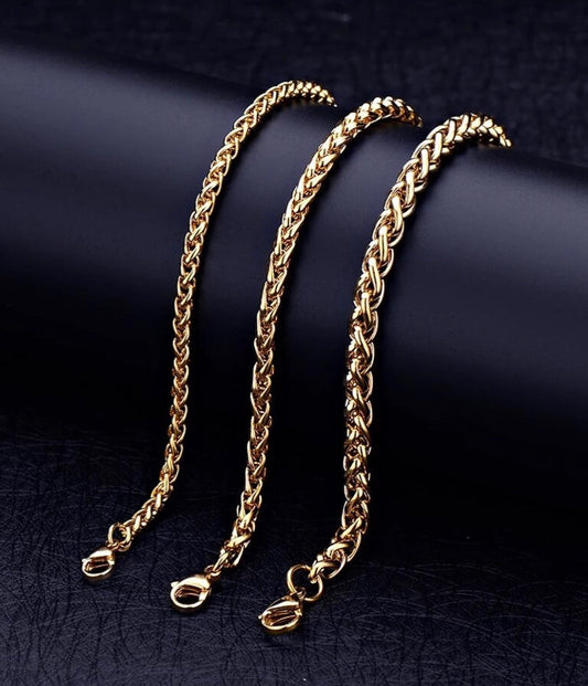 MEN'S GOLD PLATED  BRACELET