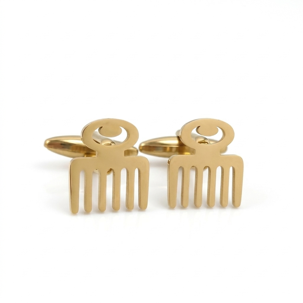 GRACE COMB CUFFLINKS