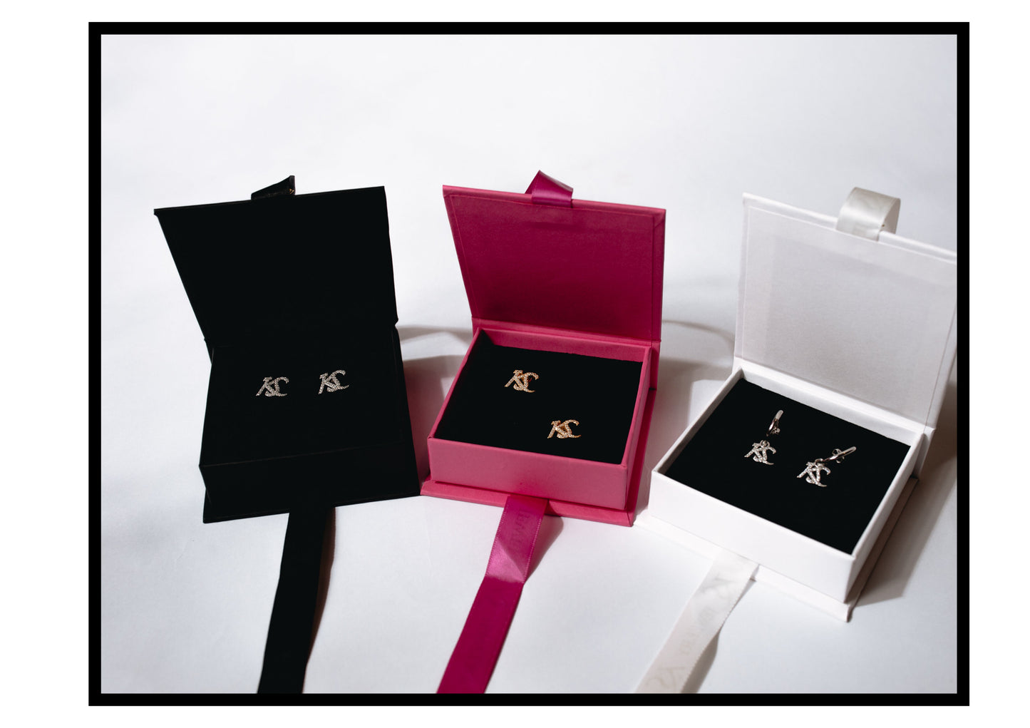 KS SIGNATURE HOOP EARRINGS SILVER